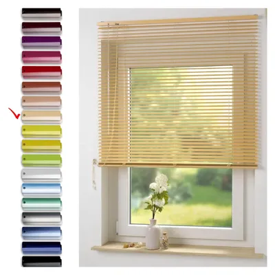 Produktbild von Aluminium-Jalousie | beige 60 cm x 160 cm