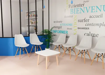 Produktbild von PAPERFLOW Beistelltisch "WOODY" aus massivem Holz weiß