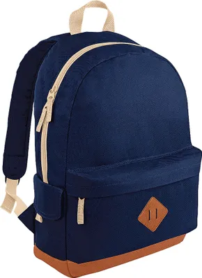 Produktbild von Bagbase Retro Rucksack Heritage, 18 Liter BC2543 (Einheitsgröße) (Marineblau)