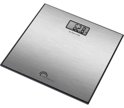 Produktbild von Little Balance 8159, Elektronische Personenwaage, 180 kg, 100 g, Edelstahl, kg, lb, Quadratisch