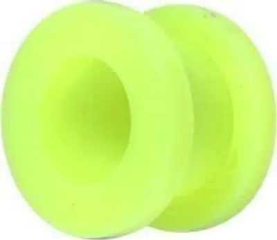 Produktbild von Ohr Flesh Tunnel Piercing Acryl Screw on Gelb UV Neon.VFTGR.8mm