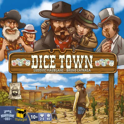 Zdjęcie produktu dla Pudełko z grą planszową - Dice Town Nowość