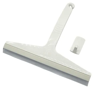 Produktbild von Duschkabinenabzieher 23 cm aus Kunststoff mit weicher Abziehlippe und Klebehaken