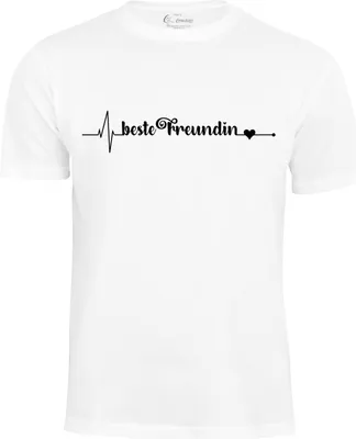Produktbild von Cotton Prime® T-Shirt Beste Freundin XL Weiss