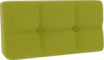 Produktbild von Palettenkissen, Palettenauflagen Sitzkissen Rückenlehne Gesteppt PFG (Eckkissen 60x40, Limette)