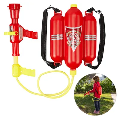 Immagine prodotto di Spruzzatore d'acqua per vigili del fuoco, serbatoio da 2500 ml, colore rosso e giallo, pistole ad acqua