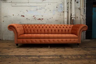 Produktbild von Design Sofa 4 Sitzer Polster Luxus Klassische Textil Chesterfield Sofas Couch
