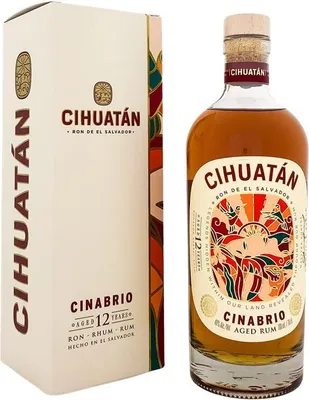 Produktbild von Cihuatan Solera 12 Years Cinabrio + Box 700ml 40% Vol.