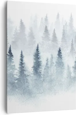 Produktbild von Bild auf Leinwand - Leinwandbild - Einteilig - Bäume Wald Natur - 70x100cm - Wand Bild - Wanddeko - Wandbilder - Leinwanddruck - Wanddekoration - Leinwand bilder - Wandbild - PA70x100-3981