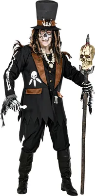 Immagine prodotto di Kostüm Voodoo Priest Halloween Skelett, Groesse:M