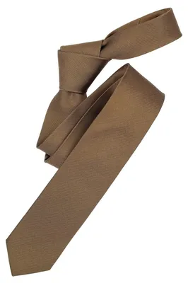 Produktbild von VENTI Herren Business-Krawatte 6cm Seide Struktur Gelb