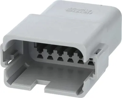 Produktbild von Amphenol AS-12SM 104 Kabelstecker AT-Serie reduzierte Dichtung Stift, Kodierung A, 12-polig, Crimpanschluss