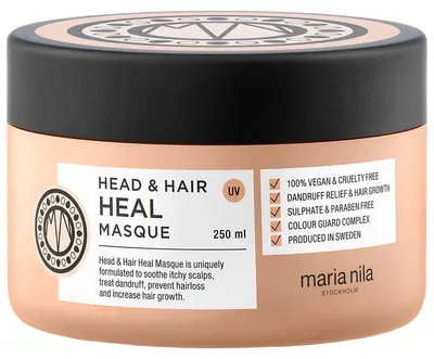 Imagen del producto de Maria Nila - Mascarilla reparadora para el cuero cabelludo y el cabello, 250 ml