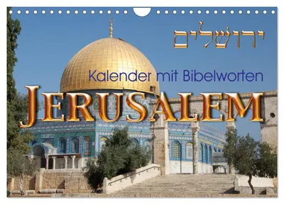 Produktbild von Jerusalem. Kalender mit Bibelworten (Wandkalender 2027 DIN A4 quer), CALVENDO Monatskalender