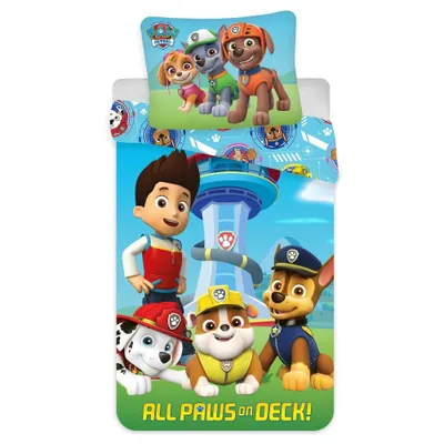 Produktbild von Babybettwäsche PAW Patrol "All PAWS on Deck"  | 100x135 cm