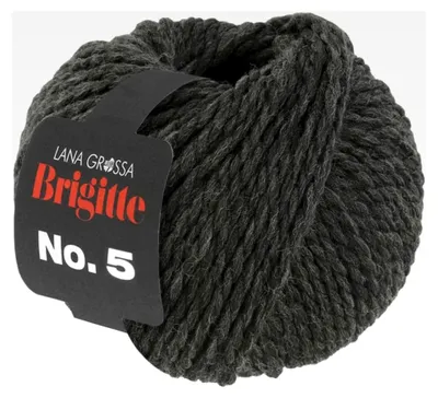 Produktbild von Brigitte Nr.5 | 2-fach verzwirntes Merino-Dochtgarn | Handstrickgarn aus 100% Schurwolle (Merino extrafein) | 50g Wolle zum Stricken & Häkeln | 75m Garn FB 2