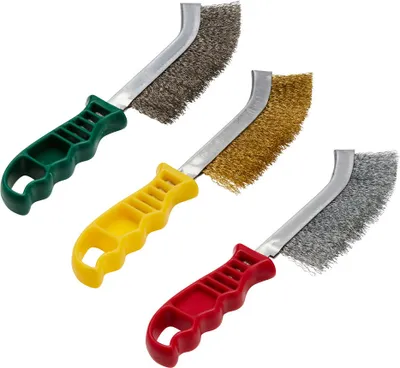 Immagine prodotto di Spazzole Con Manici Ondulati In Filo D'acciaio Inox Da 0,30 Mm - Rhodius