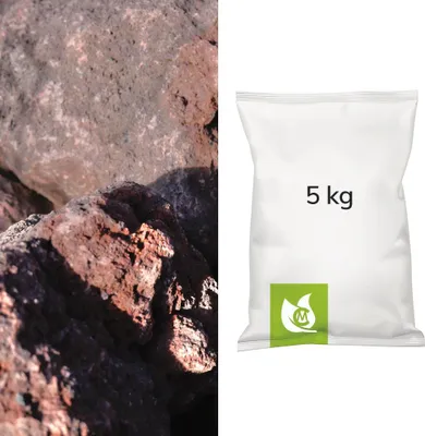 Produktbild von Lava rot/braun Gabionensteine 100/200mm 5kg