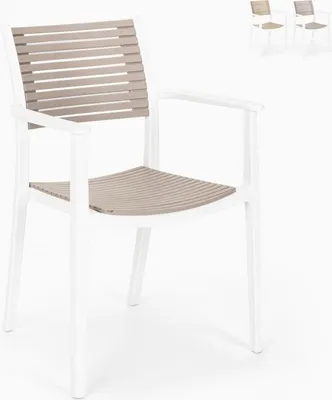 Immagine prodotto di Sedia di design in polipropilene per cucina esterna bar ristorante Orion - Grigio