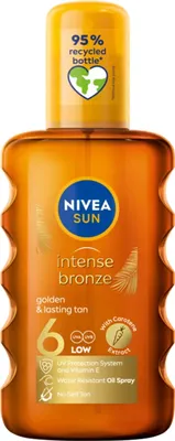 Zdjęcie produktu dla Nivea Intense Bronze SPF6 Karotenowy Olejek Do Opalania W Spray'u