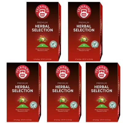 Produktbild von Teekanne Premium Kräutertee aus 8 erlesenen Kräutern 40g 5er Pack