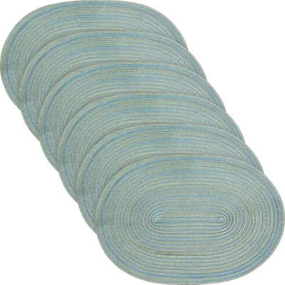 Produktbild von Erwin Müller Tischset Silves" 6er-Pack pistazie oval: 33x48 cm"