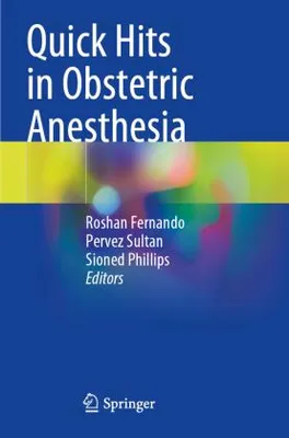 Zdjęcie produktu dla Quick Hits in Obstetric Anesthesia