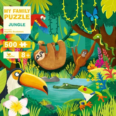 Produktbild von My Family Puzzle - Jungle 500 Teile