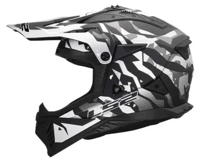 Produktbild von Ls2 Mx708 Fast Ii Grotesk Ece 22.06 Offroad-helm Grau M Grau M