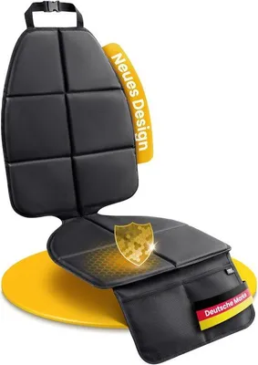 Productafbeelding van Gudrun Kinderstoelonderlegger, ISOFIX-compatibel, autostoelbeschermer met rugleuningbescherming, geschikt voor elke auto en kinderzitje