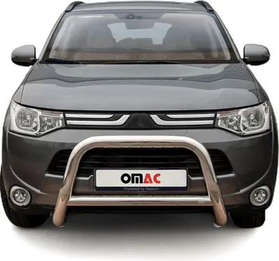 Produktbild von Frontbügel Frontschutzbügel fürsubishi Outlander 2012-2015 ABE Stahl Silber