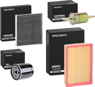 Produktbild von RIDEX Filterset Inspektionspaket Filtersatz für FORD Focus II Schrägheck (DA, HCP, DP) FOCUS II Cabriolet für VOLVO V50 (545)