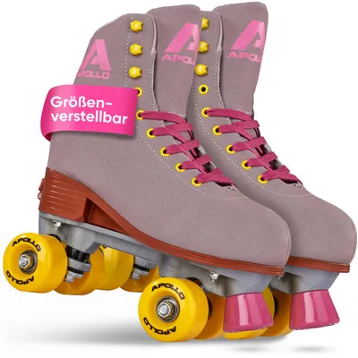 Produktbild von Apollo Rollschuhe Disco Roller Nightfever - Verstellbar - Taupe - L - 39-42