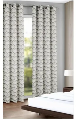 Produktbild von Ösenschal "Zick-Zack": Farbe beige -  Größe (HxB) 245x135cm