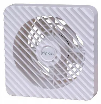 Productafbeelding van ELPlast ZEFIR150 afzuigventilator, diameter 150 mm, met snoer en kabel