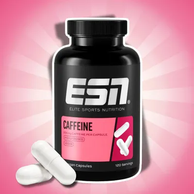 Produktbild von ESN Caffeine Caps, Kapsel, Original, Koffein, 120 Stück(e), 0,2 g, Deutschland