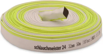 Produktbild von Ø 1 1/4 Zoll - 32 mm, 50 Meter Industrieschlauch | Bauschlauch | Flachschlauch