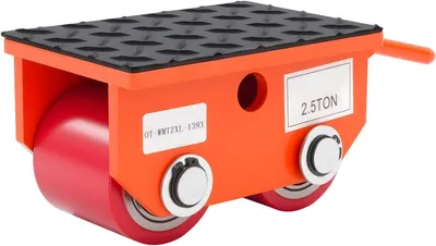 Produktbild von 2.5T-Transportfahrwerk mit Schwerlastrollen aus Stahlguss für Maschinen und Haushaltsgeräte
