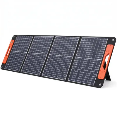 Zdjęcie produktu dla SWAREY Składany panel solarny 100W Monokrystaliczna ładowarka solarna z funkcją szybkiego ładowania USB QC3.0 18W, wyjście 20V DC, moduł solarny PD 60W Typ-C