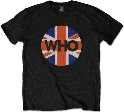 Obrázok produktu pre The Who Union Jack Circle Black M Tričko