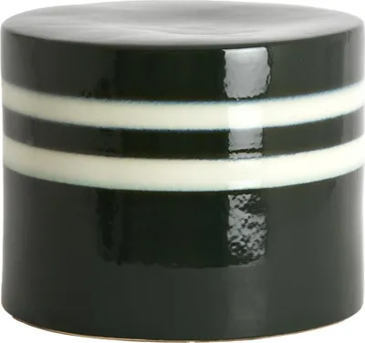 Immagine prodotto di Tavolino Light & Living MOOCA in Vetroceramica verde scuro-bianco – Ø42x34 cm
