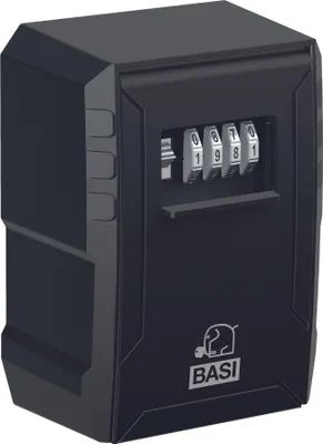 Produktbild von BASI - Schlüsselsafe - SSZ 300 - mit Zahlenschloss - Aluminium - Rostschutzbehandelt - inkl. Montagematerial - 2101-0006