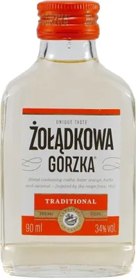 Produktbild von Zoladkowa Gorzka Traditional Vodka Likör - Taschenflasche 0,09L