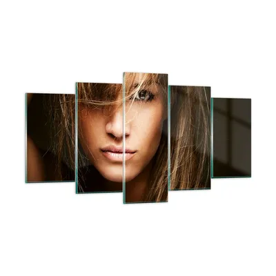 Produktbild von Bilder auf glas - Weiblich mode modell nackt - 160x85cm - Glasbilder - Wandbilder - Kunstdruck - zum Aufhängen bereit - Wanddekoration aus Glas - Glas Bilder - Wandbild auf Glas - GEA160x85-1561