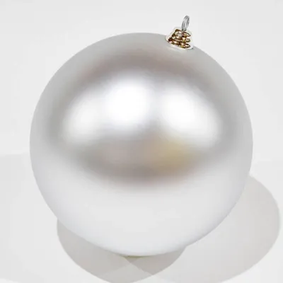 Produktbild von DECOLED Kunststoffkugel, Ø 30 cm, silber, matt