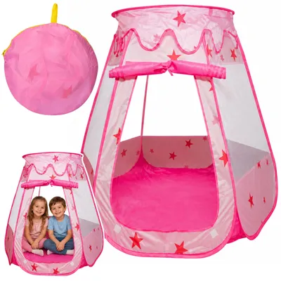 Produktbild von Kinderzelt Trockenhaus Pool Gartenzimmer Sterne Rosa