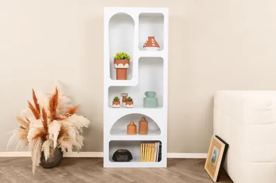 Produktbild von Skye Decor, Venüs - White, Bücherregale, Weiß, 60 x 150 x 32 cm
