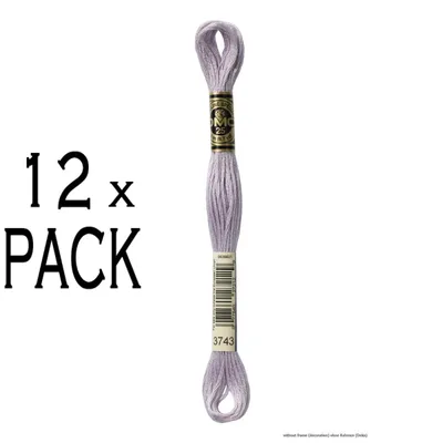 Obrázok produktu pre 12 x priadza na vyšívanie DMC Mouline Special, 117mc - 3743, 6-nitková, 8 metrov