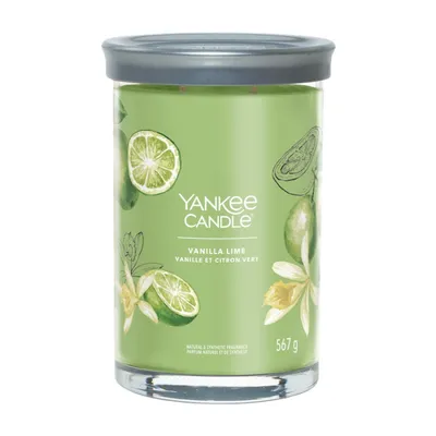 Zdjęcie produktu dla Yankee Candle - Vanilla Lime Signature Tumbler Candle ( vanilka s limetkou ) - Vonná svíčka 567.0g