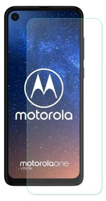 Produktbild von 4x 9H Panzerschutzglas für Motorola One Vision Glasfolie Displayschutz HD KLAR
